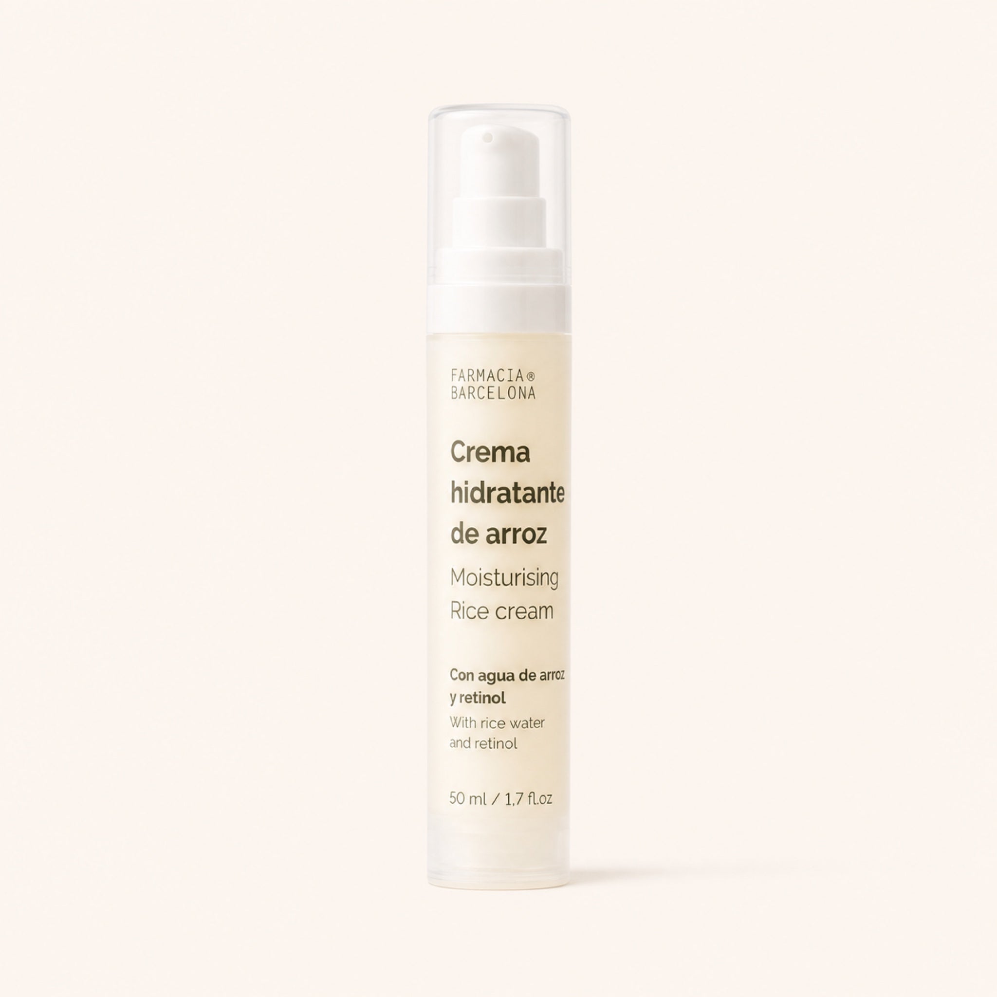 Crema hidratante de arroz · 50 ml — Farmacia Barcelona